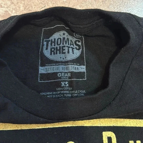 2016 Thomas Rhett concert short sleeve blk t-shirt size XS international tour - Picture 2 of 3